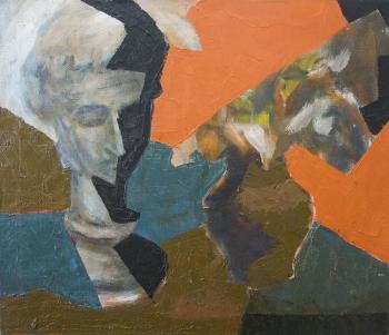 Still life with the gypsum head. Karpov Evgeniy