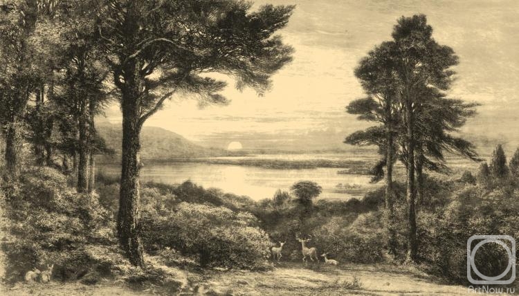 Kolotikhin Mikhail. Sunset on Lake Killarney