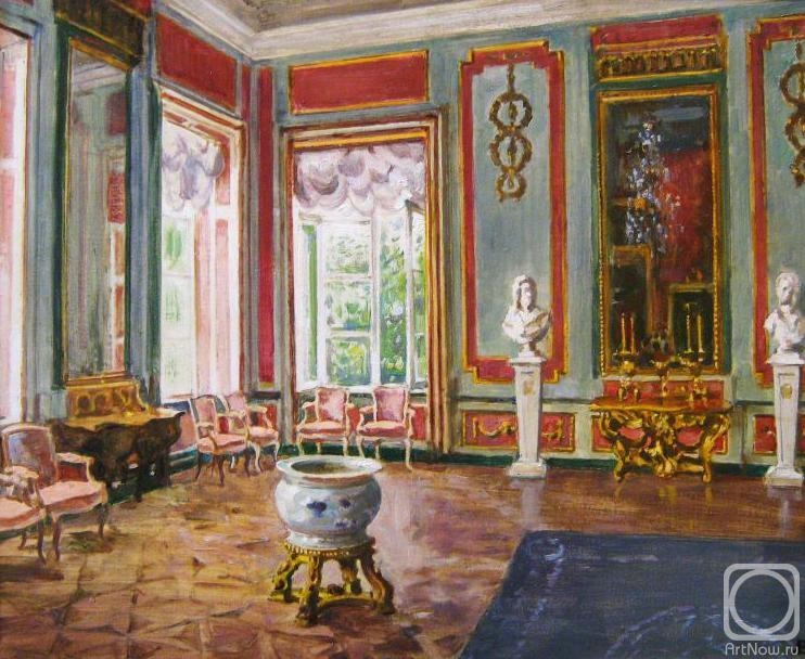 Lapovok Vladimir. Kuskovo. Crimson living room