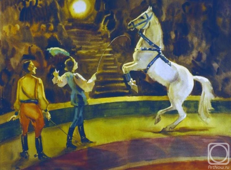 Lapovok Vladimir. Soloist. From the series "Circus"