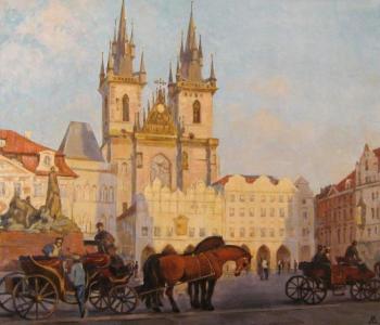 Prague. Old Town Cab Drivers. Lapovok Vladimir