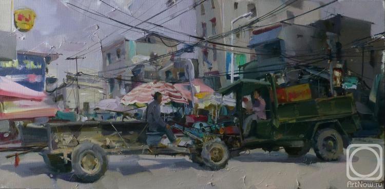 Litosova Natalya. Meeting. From the series Everyday Life of the Chinese Provinces