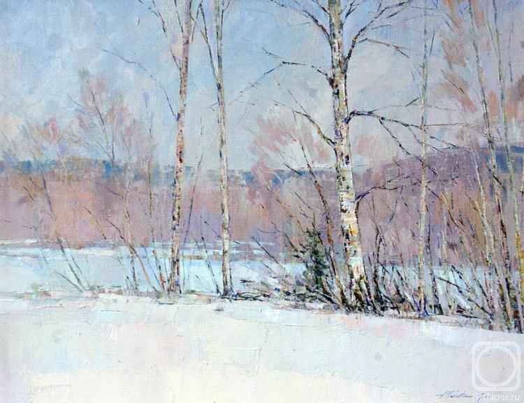 Plotnikov Alexei. Winter. Birches