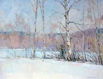 Winter. Birches. Plotnikov Alexei