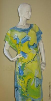 Dress. Batik "Flavors of Summer". Zarechnova Yulia
