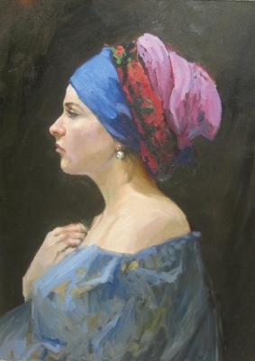 Girl with an earring. Olya. Chertov Sergey
