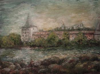 Landscape with tower. Lutsenko Olga