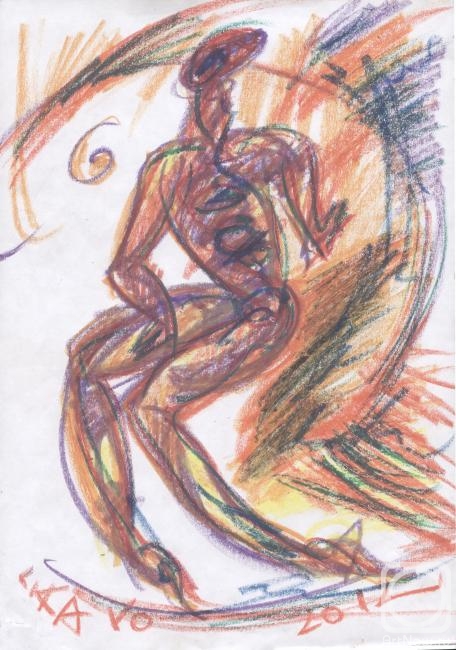 Volchek Lika. Crouching Dinbo