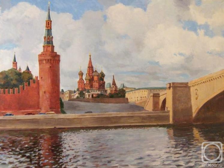 Lapovok Vladimir. Moskva River near the Kremlin