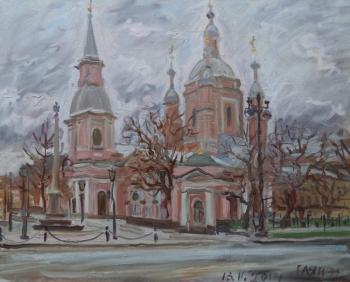Petersburg, Vasilevsky Island, St. Andrew's Cathedral. Dobrovolskaya Gayane