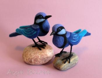 Blue birds. Belova Asya