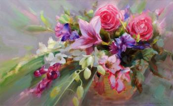 Flower baskets for the beloved. Shalaev Alexey