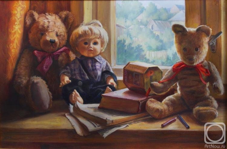Shumakova Elena. Toys on the window