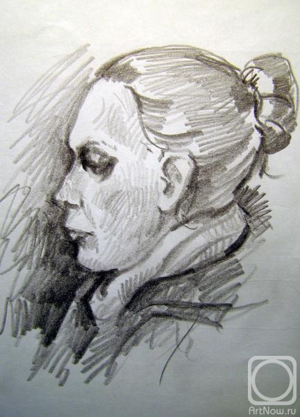 Gerasimov Vladimir. Five minutes sketch in the subway 44