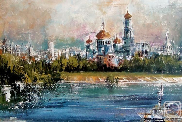 Lednev Alexsander. The view of the Kazan Cathedral