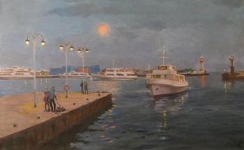 Crimea. Yalta. Moonrise (). Lapovok Vladimir