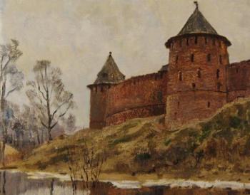 Veliky Novgorod. Walls of Detinets. Lapovok Vladimir