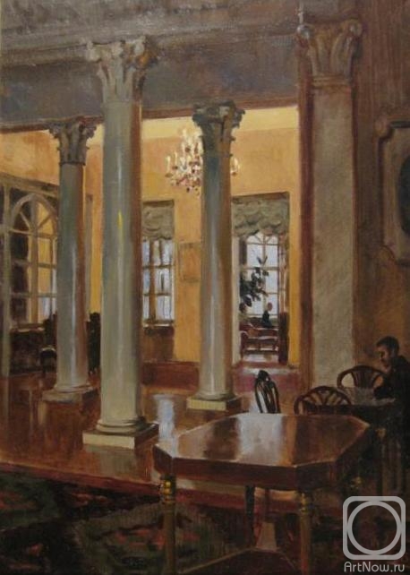 Lapovok Vladimir. Interior of Sukhanovo. Large living room