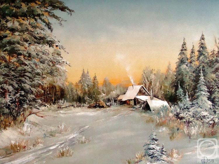 Lednev Alexsander. Winter landscape