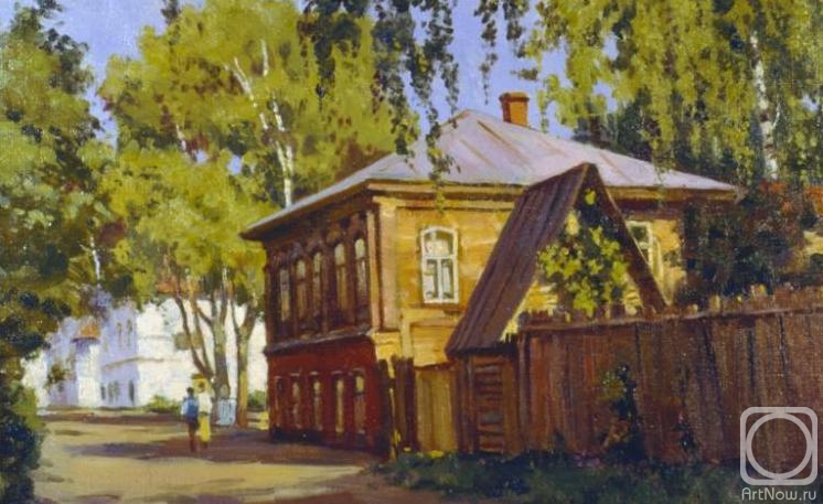 Lapovok Vladimir. Old house in Ples