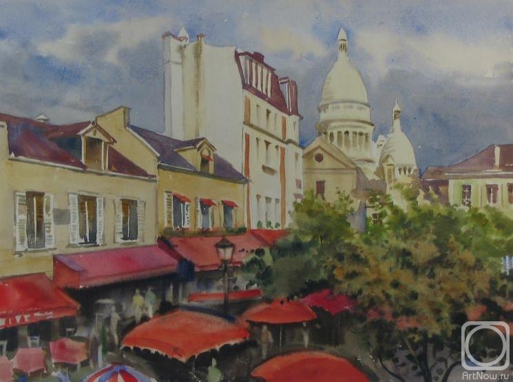 Lapovok Vladimir. Montmartre. Hill Area