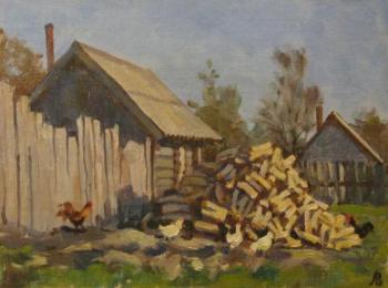 Fresh wood (study) (A Wood). Lapovok Vladimir