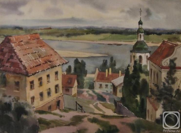 Lapovok Vladimir. Town above the Dnieper