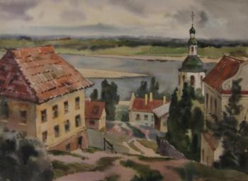 Town above the Dnieper