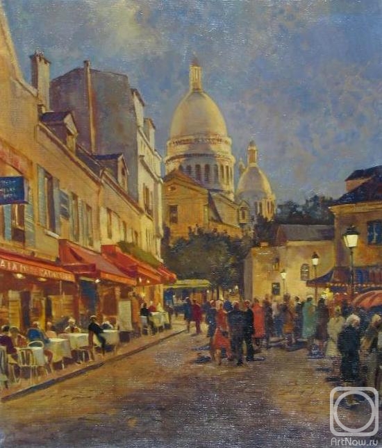Lapovok Vladimir. Evening in Montmartre
