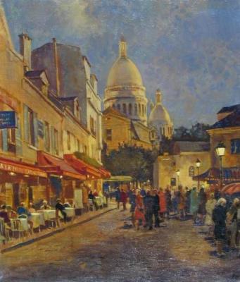 Evening in Montmartre. Lapovok Vladimir