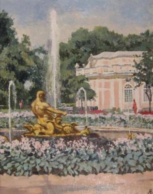 Lapovok Vladimir Abramovich. Peterhof. Triton Fountain