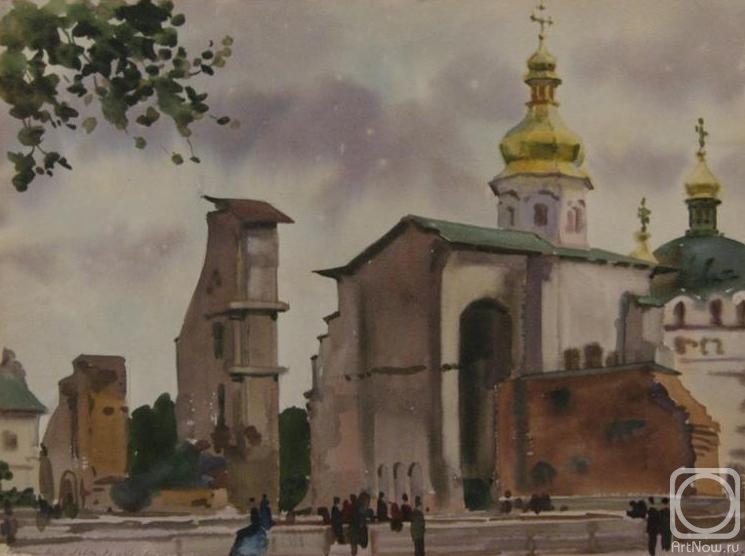 Lapovok Vladimir. Kiev. Ruins of the Cathedral in the Lavra