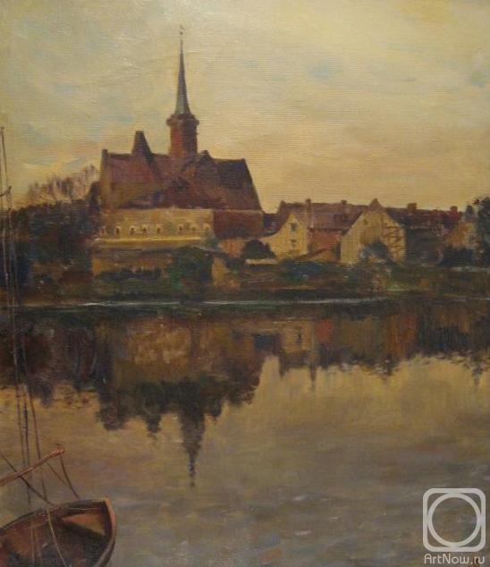 Lapovok Vladimir. Wroclaw. Evening on the Oder