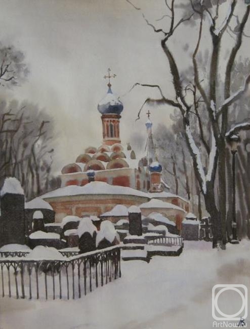 Lapovok Vladimir. Donskoy Monastery. Winter Silence