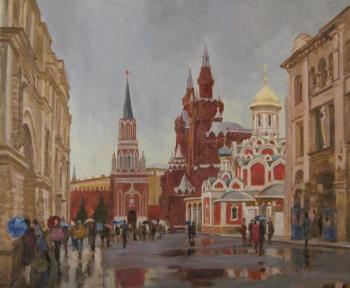 Rain on Nikolskaya. Lapovok Vladimir