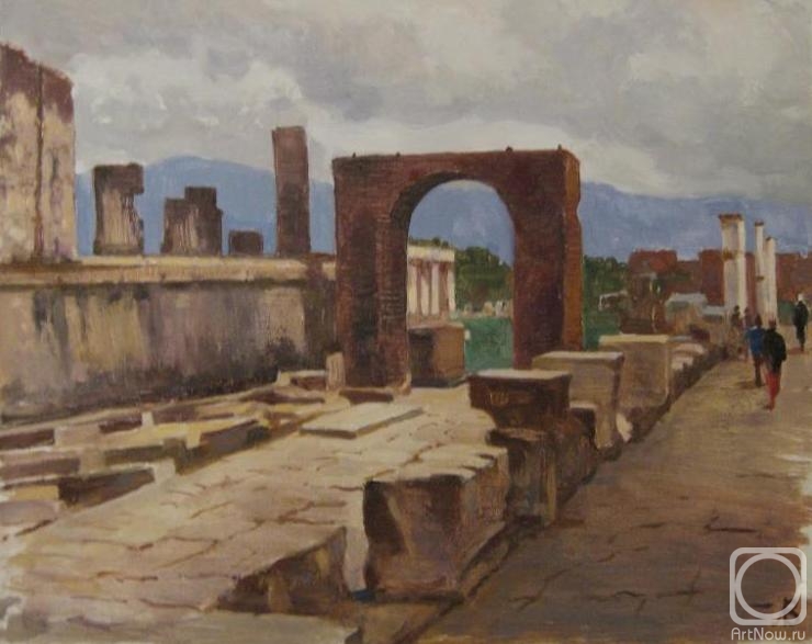 Lapovok Vladimir. Pompeii 3 (study)