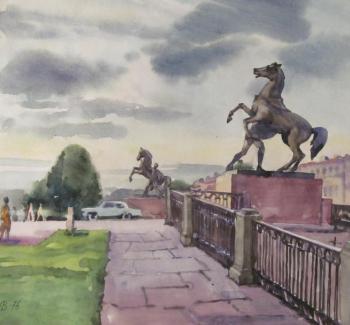 Horses of the Anichkov Bridge ( ). Lapovok Vladimir