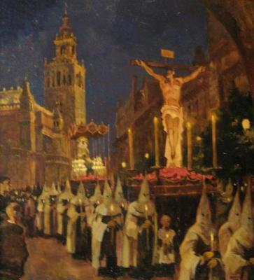 Lapovok Vladimir Abramovich. Seville. Easter procession