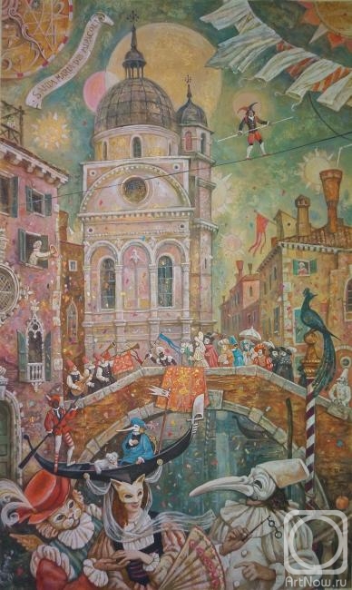 Alanne Kirill. Venetian fantasy. Church of Santa Maria dei Miracoli