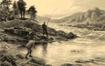 Salmon fishing ( ). Kolotikhin Mikhail