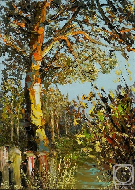 Stolyarov Vadim. Pine in the autumn sun