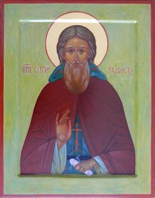 Saint Sergius of Radonezh. Popov Sergey