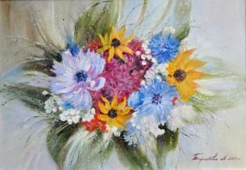 Bouquet with cornflowers. Biryukova Lyudmila