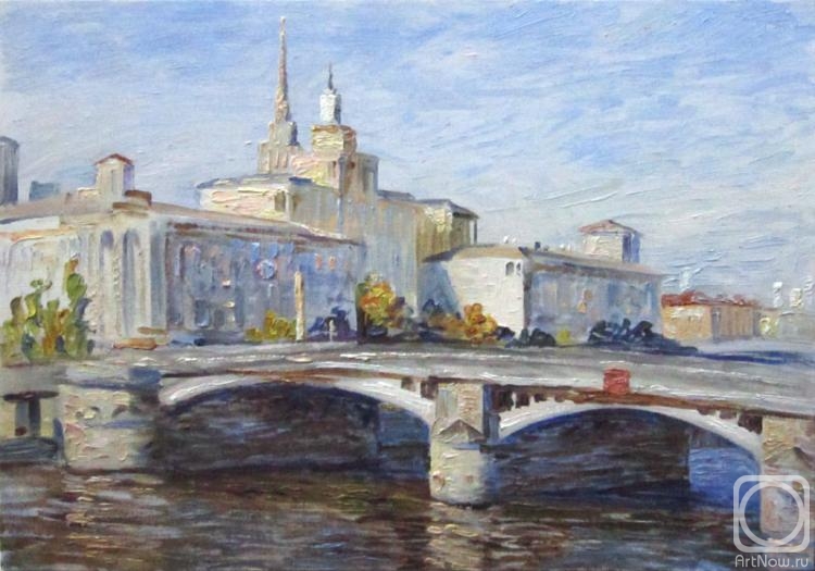Bikashov Dimitrii. Borodino Bridge. Summer