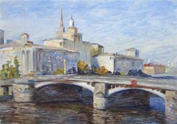 Borodino Bridge. Summer. Bikashov Dimitrii
