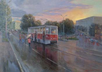 Evening after the rain. Plotnikov Alexander