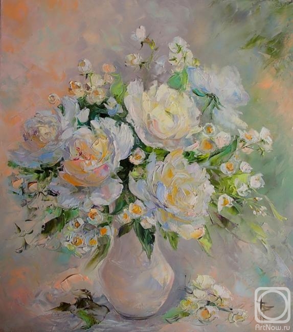 Ostraya Elena. White bouquet