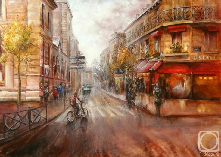 ������� ������ �� ������. ������� �������. Cafe "Aux tours de Notre Dame". �� ����� "���� � ������"