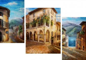 Italian Midday (triptych). Pevzner Natalia