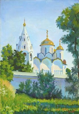 Pokrovsky Monastery in Suzdal (etude)